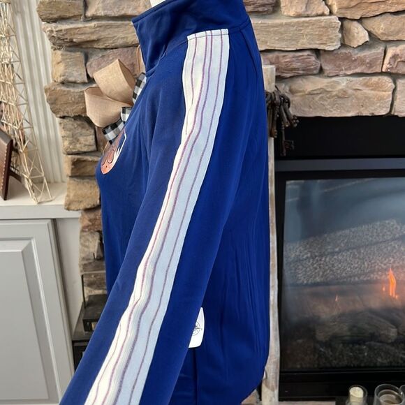 Walt Disney World 50th anniversary limited edition blue stripe track jacket NWT - Picture 3 of 10